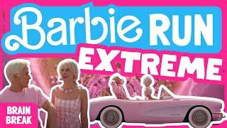 BARBIE Run EXTREME | Brain Break | Barbie Game | kids Fitness | Freeze Dance