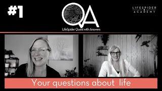 LifeSpider QwA #1: What's your biggest question about life?