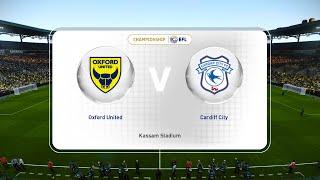   Oxford United vs Cardiff City      | English League Championship (12/26/2024) | PES 2024