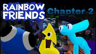 Rainbow Friends Chapter 2 Gameplay + Ending