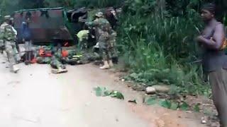 Ghana Armed Forces explains viral video of soldiers involved in accident