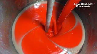 How Red Paint Is Made | The Making Of Wall Paint at Industerial Scale