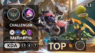롤 챌린저 탑 케넨 " MaRin#proplayer  " | Patch 15.3