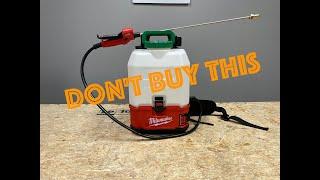 Milwaukee M18 SWITCH TANK 4-Gallon Backpack Sprayer Review | Don't Buy