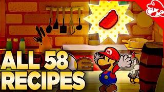 ALL 58 Recipes in Paper Mario: The Thousand-Year Door