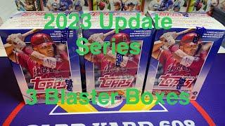 2023 Topps Update Series - 3 Blaster Boxes - better than hangers!