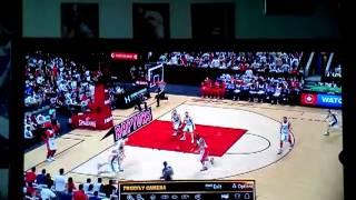 BEBITA INFAMOUS LUCKY SHOT!!!RAPTORS VS SPURS 2013