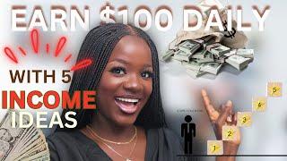 Make $100 A DAY Before 2025 With These 5 Passive Income Ideas | Not Amazon Kdp