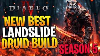 NEW S5 LANDSLIDE DRUID BUILD IS GAME BREAKING! Diablo 4 Druid Build Season 5