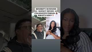 UNCONSTITUTIONAL?! | Minority Business Owners, LISTEN UP! #shorts #ellietalksmoney