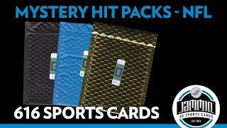 Mystery Hit Football Repack - 616 Sports Cards - Product Review