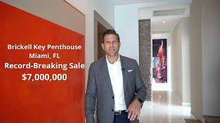 Asia Penthouse | $7,000,000 | Record-Breaking Sale | Brickell Key Miami