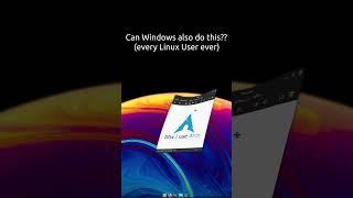 Can Windows also do this?? (Linux Wobbly Windows) #shorts