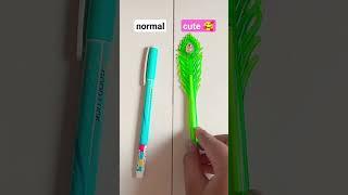 Normal vs Cute Stationery  #cuteunboxing #love #craft #stationary #shorts