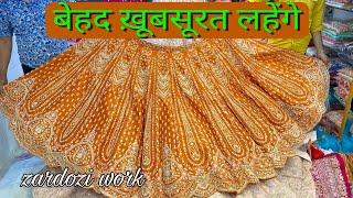 Dabka work Bridal Lehenga Chunni Manufacturer at Chandni Chowk Delhi-6