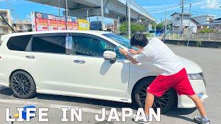 [Vlog] Daily life in Japan , My car is now beautiful!