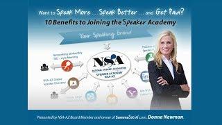 National Speakers Association - Top 10 Tips for Professional Speaking