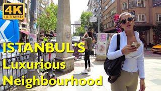 Istanbul Luxurious Neighborhood Walking Tour 4K UHD 50fps | NISANTASI ISTANBUL TURKEY 