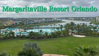 Our Full Tour of Margaritaville Resort Orlando, Florida | Premium Two Queen Pool View Room