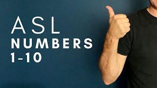 Numbers 1-10 in ASL | American Sign Language for Beginners