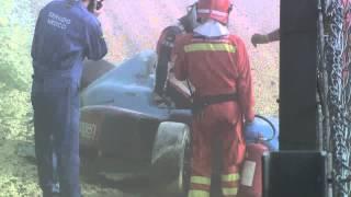 Italian F4 2015 at Vallelunga, Massive Start crash