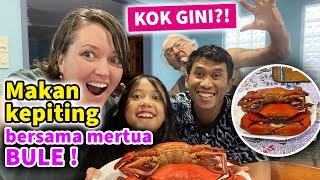 BULE kok gini?? Cara masak kepiting beda dari orang Indonesia! Akhirnya ngevlog bareng mertua Bule