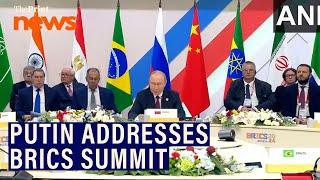 Russian President Putin addresses BRICS summit in Kazan