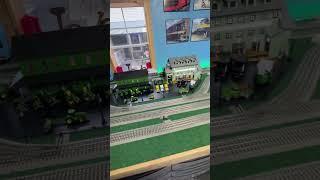 John Deere model dealership on Train layout