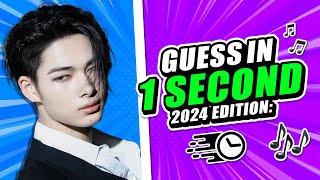 [TEST] GUESS KPOP SONG IN 1 SECOND (2024 EDITION) | KPOP QUIZ