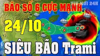 Tin bão Mới Nhất | Dự báo thời tiết hôm nay ngày mai 24/10 | dự báo thời tiết 3 ngày tới#thoitiet