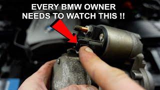 BMW CLICKS BUT WILL NOT START NO CRANK NO START ISSUE SOLVED!!