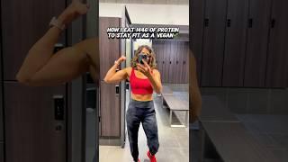 High Protein Vegan Meals to stay Fit #fitvegan #veganfitness #shorts #fitover40 #highproteinvegan