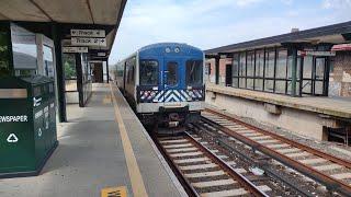 MTA Metro North Railroad: North White Plains Bound Bombardier M7A Departing Mount Vernon West