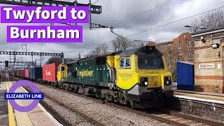 Twyford Maidenhead and Burnham Railway Stations | Elizabeth Line brief tours | Part 6