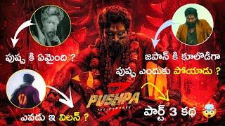 Pushpa 3 The Rampage Story Explained  | Pushpa Part 3 Story | Allu Arjun | Pushpa 2 | Telugu Movies