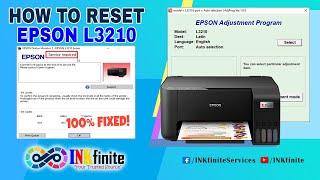 How to Reset EPSON L3210 Printer with Resetter | INKfinite