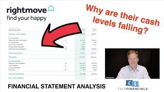 Rightmove 2022 - Financial Analysis: why are their cash levels falling?