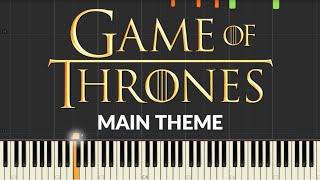 Game of Thrones - Main Theme (Synthesia) || TedescoCreations