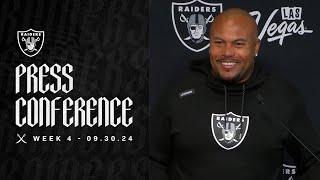 Coach Pierce and Christian Wilkins Presser - 9.30.24 | Raiders | NFL