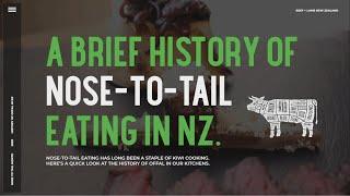 The history of Nose-To-Tail eating in New Zealand