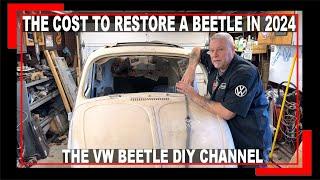 HOW MUCH TO RESTORE A VW BEETLE IN 2024 - VW BEETLE DIY AND RESTORATION - VW BUS - BAJA BUG - #slade