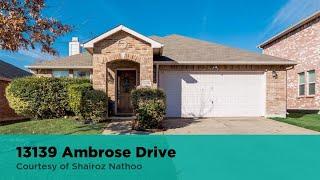 13139 Ambrose Drive Frisco, Texas 75035 | Shairoz Nathoo | Search Homes for Sale