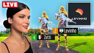  Zetti & Levinho LIVE  PUBG MOBILE