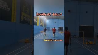 Badminton mens doubles match| Badminton doubles rally| Sarcastic shuttler| Gaurav bharti #badminton