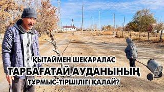 Қытаймен шекаралас Тарбағатай ауданының тұрмыс-тіршілігі қалай?