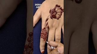 Simple mehndi design Hand mehndi design New mehndi design Best mehndi design #viral #youtubeshorts