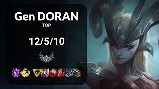 Gen Doran Camille vs Yone TOP - KR CHALLENGER Patch 14.3