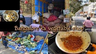 local vegetables market #bangalore|| Software Engineer ka weekday kese hota hai|| #sambitvikrant