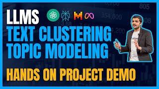 Large Language Models for Text Clustering and Topic Modeling