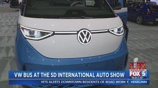 A look at a VW Bus at the San Diego International Auto Show